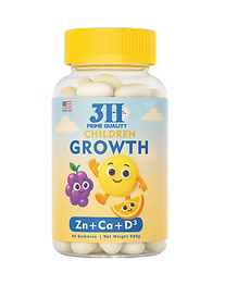 Kids Calcium+D3+Zinc Gummies for Growth & Bone