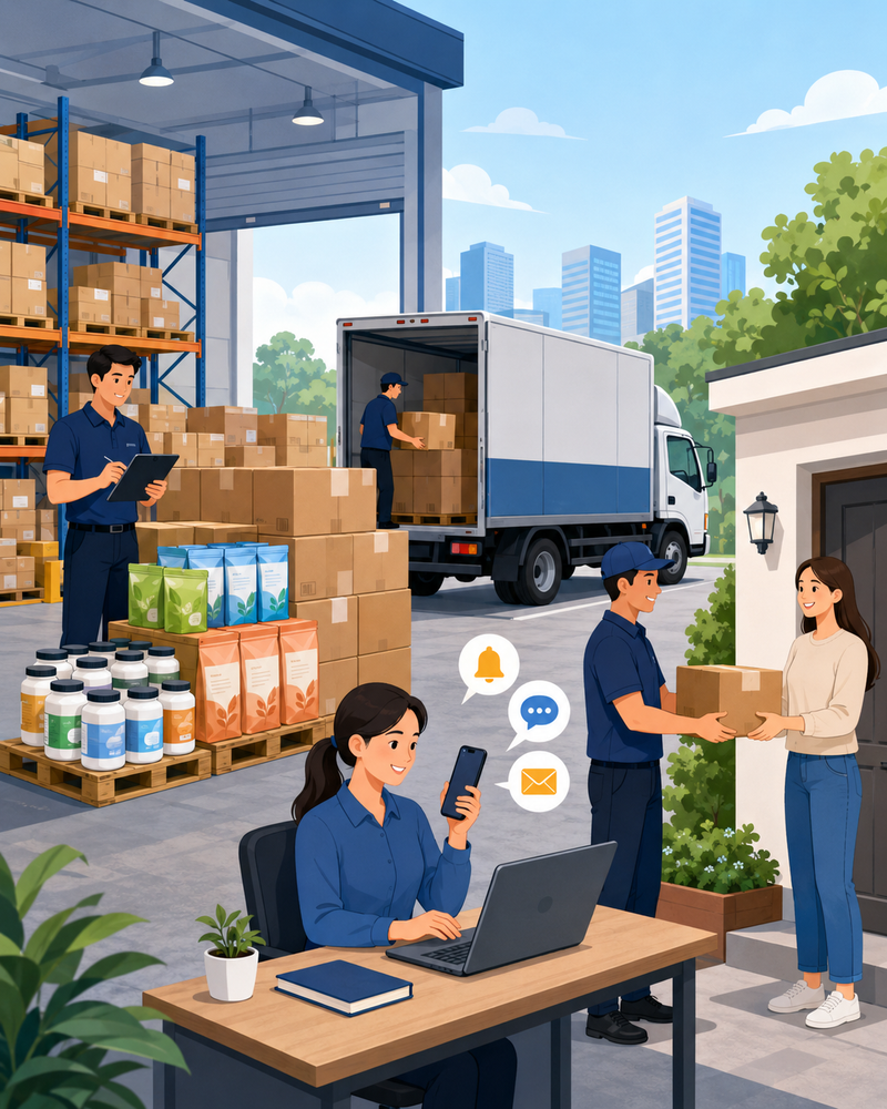 Finished Goods Notification & Delivery